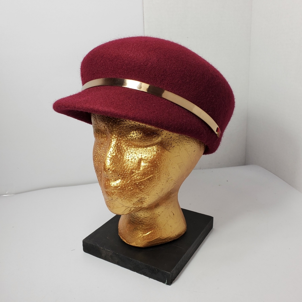 Nine West 100% wool newsboy classy hat